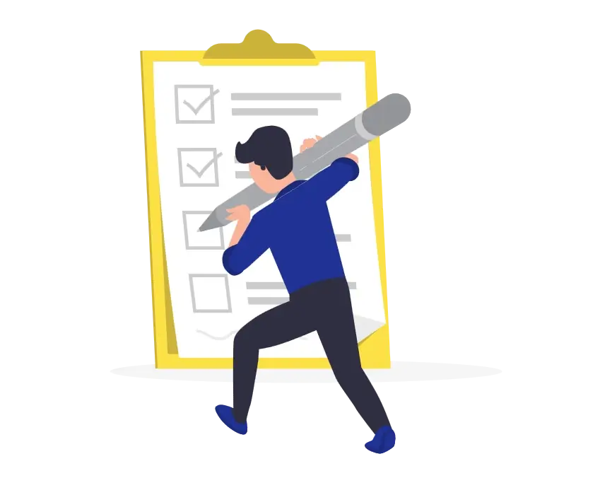 Pessoa verificando todos os processos necessários para abrir uma empresa Pessoa verificando todos os processos necessários para abrir uma empresa